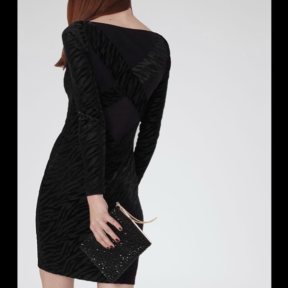 reiss long sleeve dress